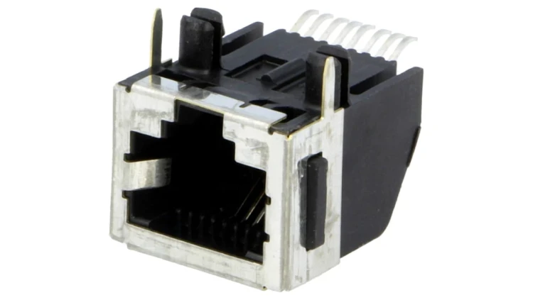 Gniazdo RJ45 8-pin Układ 8p8c na PCB SMT 5558178-1