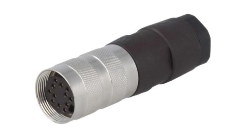 C091-T3636-002 Złącze M16 wtyk żeński lutowanie na przewód 12PIN 3A 150V