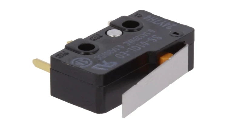 Mikroprzełącznik SNAP ACTION z dźwignią SPDT 0,1A/125VAC SS-01GL-ED