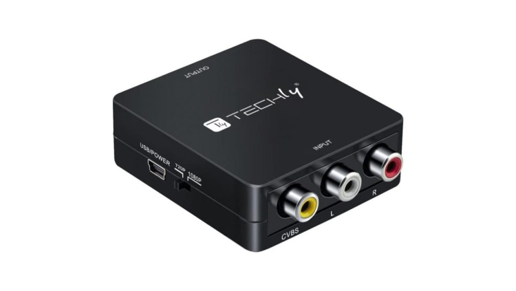konwerter AV Composite Video oraz Audio L/R 3x RCA na HDMI