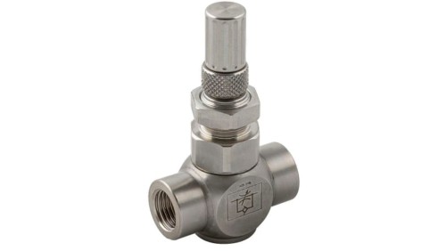 Regulator przepływu RS PRO Gwintowany Dwukierunkowy regulator przepływu 66085 1/4cal
