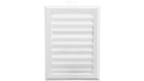 Kratka wentylacyjna 130x192mm biała żaluzja+sznurek rozpieracze T41