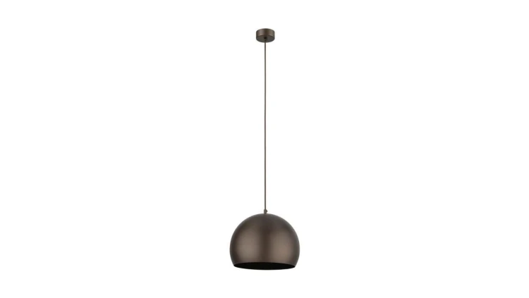 Lampa wisząca pojedyncza ZOE BROWN M do pomieszczeń rustykalnych, stalowy klosz 10171 TK Lighting