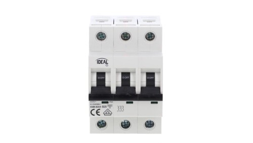 Wyłącznik nadprądowy 3P B 25A 6kA AC KMB6-B25/3 VDE 23153