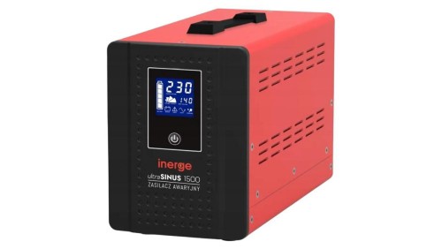 Zasilacz awaryjny ultraSinus 1500 T (1500VA/1000W) 12V/230V EPS-12-1500-T2 INERGE
