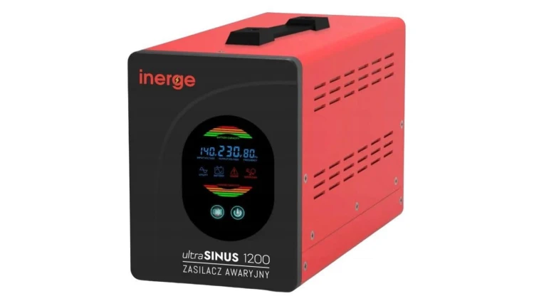 Zasilacz awaryjny ultraSinus 1200 T (1200VA/800W) 12V/230V EPS-12-1200-T1 INERGE