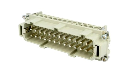 C146-10A0241021 Złącze HDC wkładka stykowa męski C146 24PIN 24+PE 18A 500V