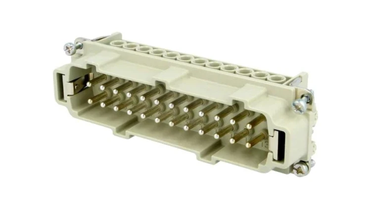 C146-10A0241021 Złącze HDC wkładka stykowa męski C146 24PIN 24+PE 18A 500V