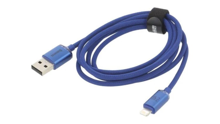 Kabel USB 2.0 Apple Lightning wtyk - USB A wtyk 1,2m niebieski CAJY000003