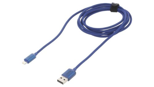 Kabel USB 2.0 Apple Lightning wtyk - USB A wtyk 2m niebieski CAJY000103