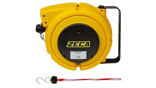 Zwijadło - zwijacz taśmy bezpieczeństwa biało-czerwonej 20m 4801RW