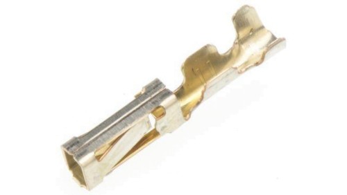 Styk żeńskie złocony 0,3÷0,9mm2 22AWG÷18AWG AMPMODU MOD I 181299-2