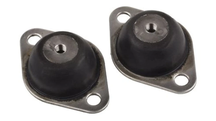 Mocowanie antywibracyjne, M6, Ø 64mm, H 20mm, 9, materiał: Guma naturalna 60 Shore A, RS PRO