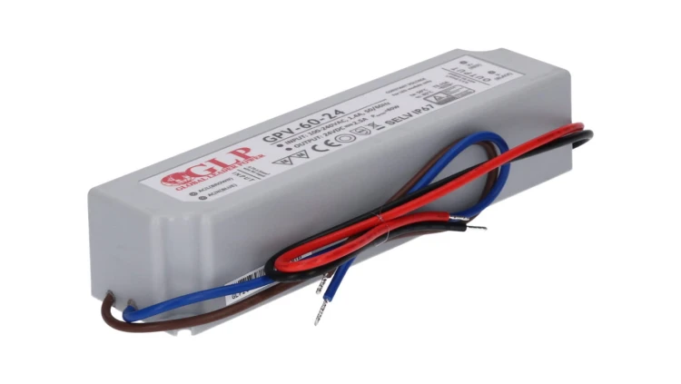 Zasilacz herm. GLP 24V 60W IP67 GPV
