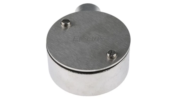 Puszka końcówek zaciskowych, Stal nierdzewna 316 20mm IP67 RS PRO