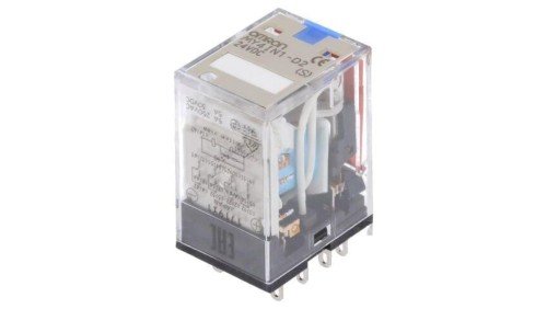 MY4-IN1-D2-24DC Przekaźnik: elektromagnetyczny 4PDT Ucewki: 24VDC 5A/220VAC