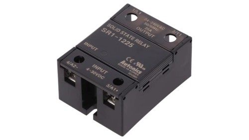 SR1-1225 Przekaźnik półprzewodnikowy, Uster: 4...30VDC, 25A, 24...240VAC