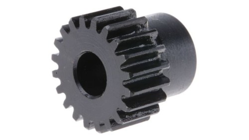 Koło zębate walcowe, moduł: 1, l.zębów: 20, śr. piasty: 16mm, śr. otworu: 8mm, Stal