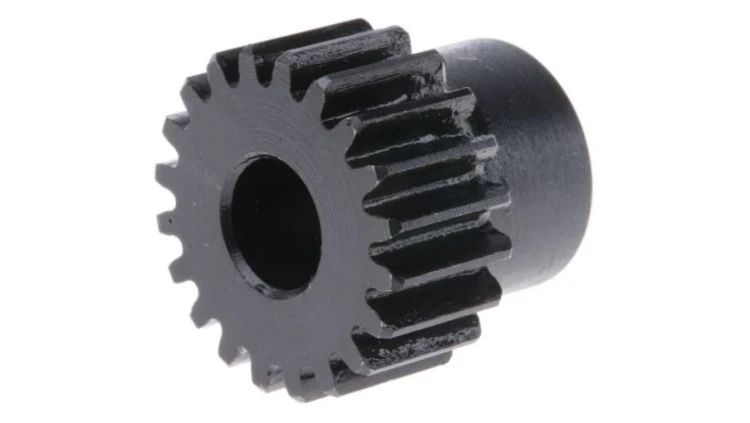 Koło zębate walcowe, moduł: 1, l.zębów: 20, śr. piasty: 16mm, śr. otworu: 8mm, Stal