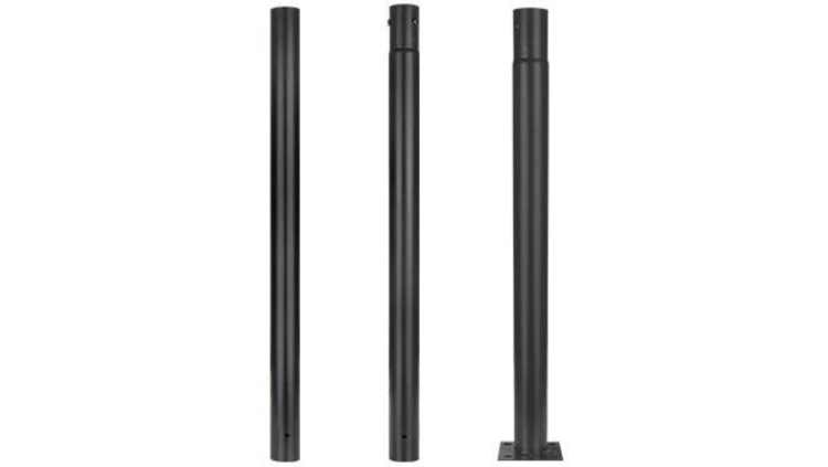 Słup oświetleniowy, maszt fi: 76mm 3m podstawa 150x150x6mm czarny
