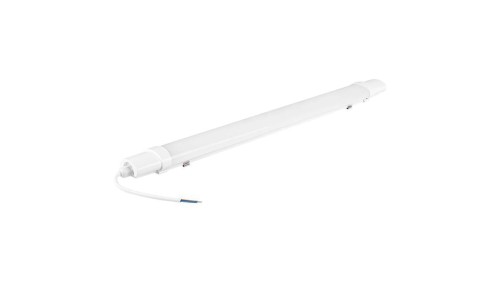 Oprawa sufitowa 60cm LED 18W 1500lm 6500K IP65 biała bez zawiesi barwa CW biała zimna MASTER LED