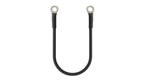 Qoltec Przewód akumulatorowy z końcówkami konektorowymi M8 Kabel z oczkiem 8mm 20cm Czarny