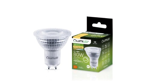 Żarówka LED GU10 8W = 80W 650lm 3000K Ciepła 36 Lumiled Ściemnialna