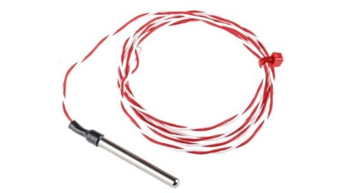 Termopara typ PT 1000, -50C do +200C 40mm kabel 1m, Stal nierdzewna