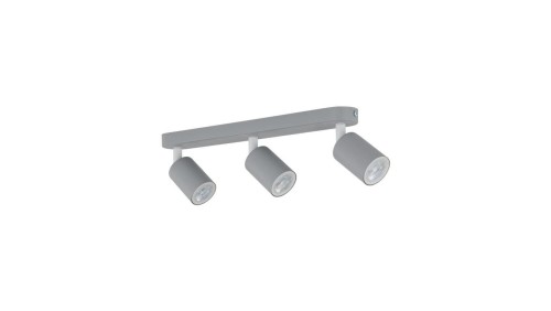 Sufitowe reflektorki na listwie LIVIA GRAY z regulacją 3*Gu10 10242 TK Lighting