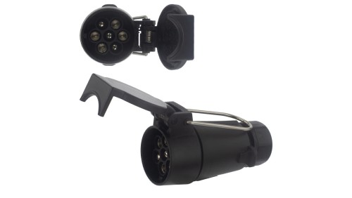 Gniazdo przyczepowe 7-pin 12V plastikowe podwieszane