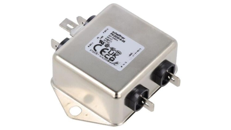 FN2030-6-06 Filtr przeciwzakłóceniowy jednofazowy 250VAC Cx: 470nF 680k