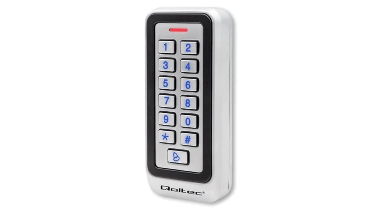 Qoltec Zamek szyfrowy RHEA z czytnikiem RFID kod karta brelok dzwonek IP68 EM