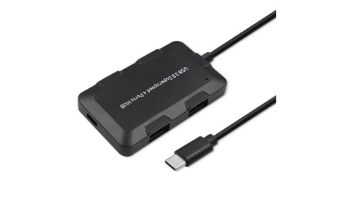 Qoltec Hub Adapter USB-C 3.1 5w1 4x USB 3.0 micro USB