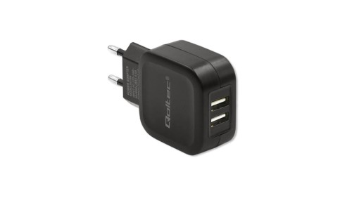 Qoltec Ładowarka sieciowa 17W 5V 3.4A 2xUSB