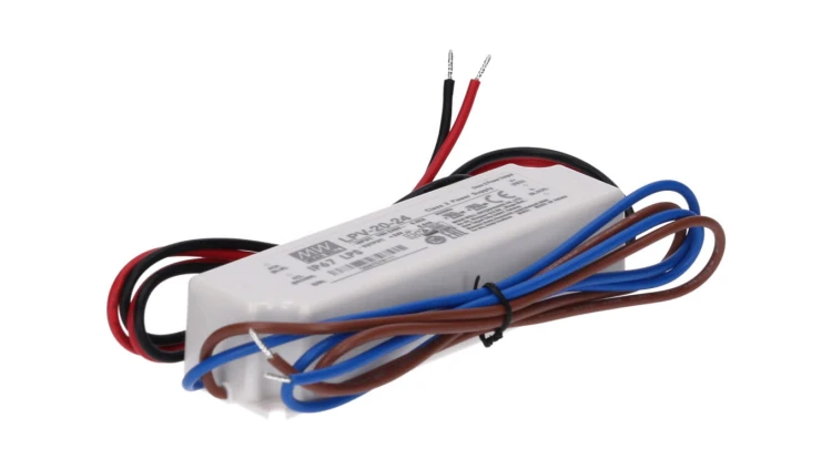 Zasilacz herm. MeanWell 24V 20W LPV