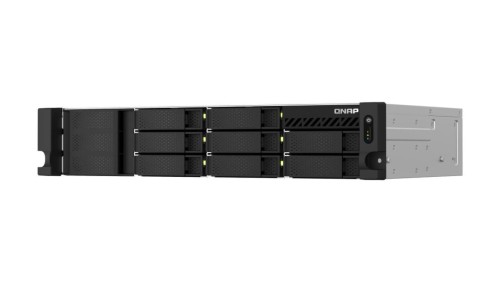 QNAP TS-864eU-RP-8G 8-zatokowy płytki serwer NAS, Intel Celeron, 8GB RAM, 2x 2,5GbE RJ-45, RP RACK