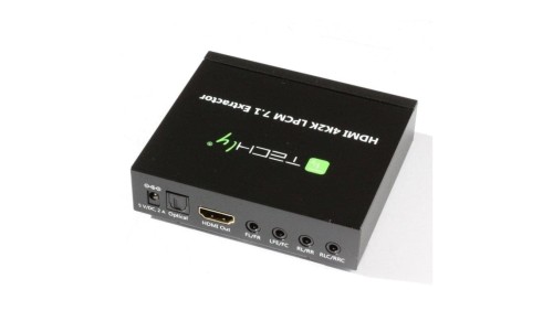 HDMI 4K Audio Extractor, ekstraktor 5.1CH Jack 3.5mm SPDIF Toslink DTS