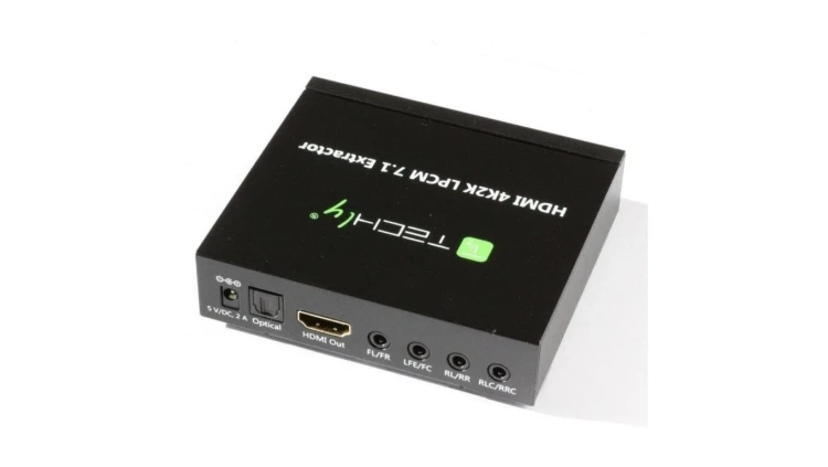 HDMI 4K Audio Extractor, ekstraktor 5.1CH Jack 3.5mm SPDIF Toslink DTS