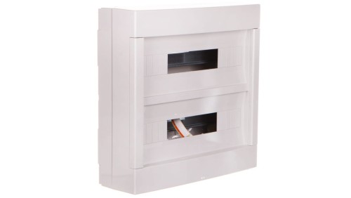 Rozdzielnica modułowa 2x18 natynkowa bez drzwi seria 610 IP40 400x400x130 szara EC61036