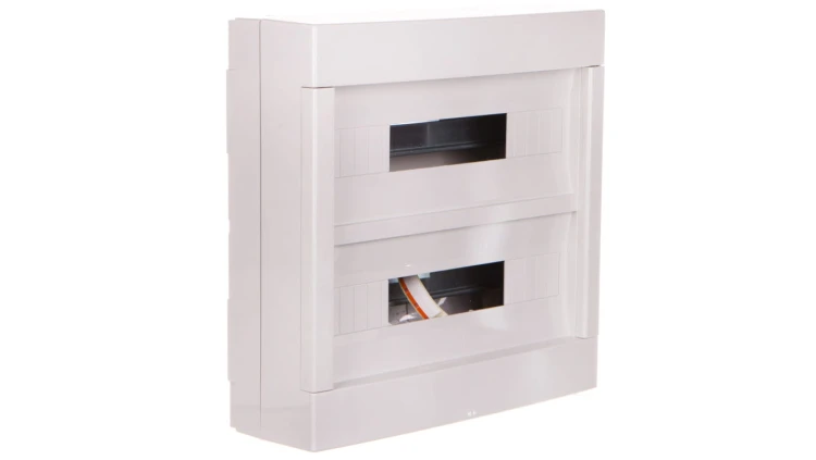 Rozdzielnica modułowa 2x18 natynkowa bez drzwi seria 610 IP40 400x400x130 szara EC61036