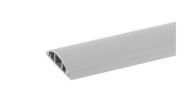Listwa maskująca przewody TV maskownica uniwersalna napodłogowa naścienna 50x13mm szara 2m 4/EB/KP 50x13