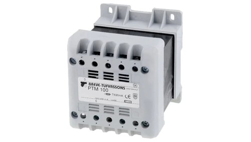 PTM100/400/230V Transformator sieciowy 100VA 400VAC 230V na szynę DIN IP21