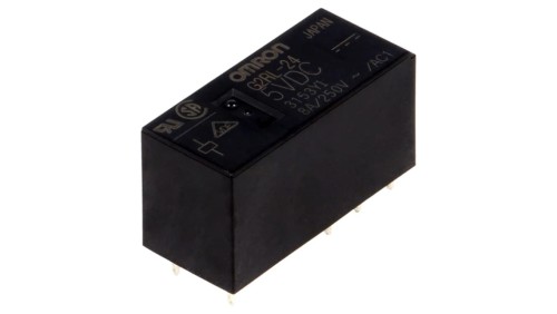 Przekaźnik elektromagnetyczny DPDT Ucewki 5VDC 8A/250VAC G2RL-24 5VDC