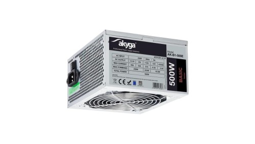 Akyga AK-B1-500E Zasilacz ATX 500W PPFC P4 3x SATA 2x Molex FAN 12cm