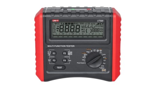 Miernik wielofunkcyjny z funkcją testu wyłączników RCD tester cyfrowy LCD do instalacji elektrycznych UNI-T UT595