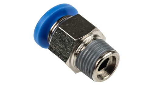 Adapter gwintowany prosty gwint – rura, 10 barów