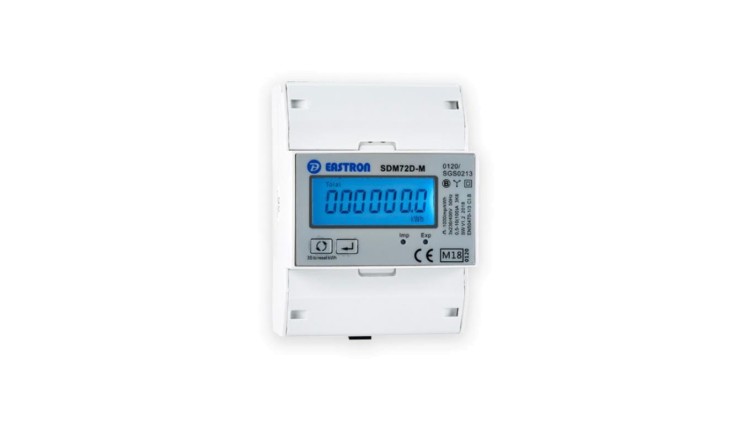 Licznik energii 3-fazowy EASTRON SDM72D-M Modbus V2 MID