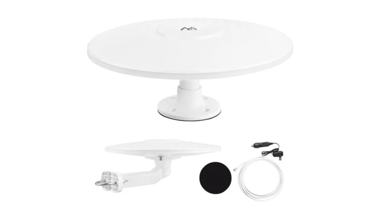 Antena wielokierunkowa DVB-T/T2 HEVC Maclean, aktywna, camper, 12V, MCTV-103