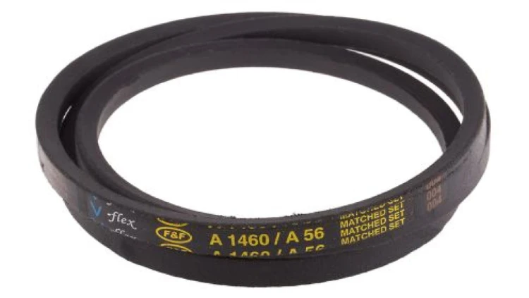 Pas napędowy, profil A, materiał: PET, guma, 13mm x 8mm x 1.42m, RS PRO