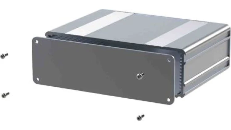 Obudowa urządzeń elektronicznych, aluminiowa, Srebrny, 80 x 169.8 x 53.8mm, RS PRO